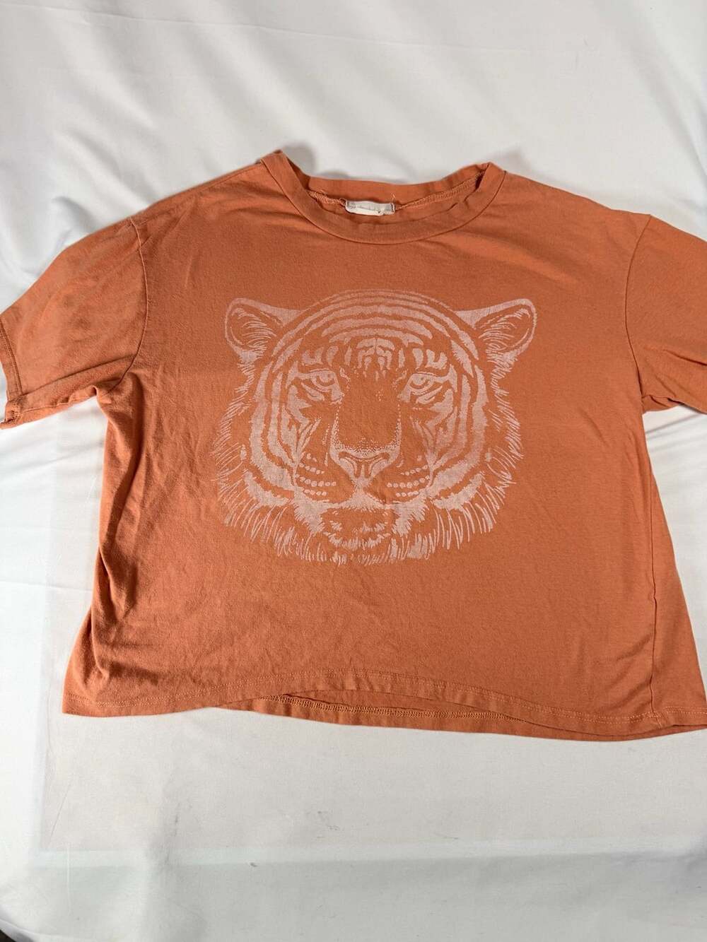 Graphic Tee Altar'd State Orange Tiger Cropped T-Shirt